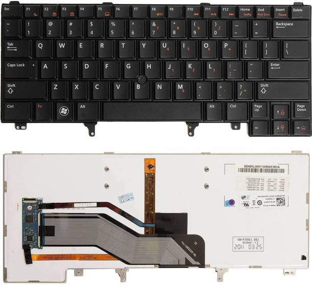 SellZone Laptop Keyboard For Latitude E5420 E6220 E6230 E6320 E6330 E6420 E6430 E6440 Backlit With Pointer 4CTXW 04CTXW 0CN5HF CN5HF Internal Laptop Keyboard