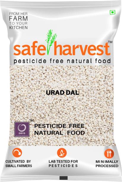 safe harvest White Urad Dal (Split) (Pesticide Free)