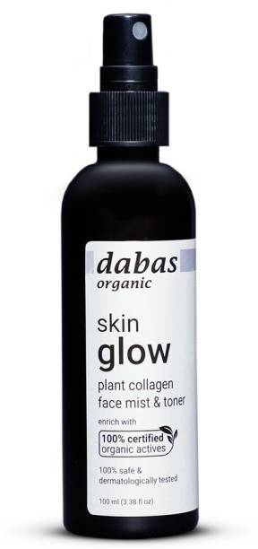 Dabas Organic Skin Glow Plant Collagen Face Mist & Toner, 100 ml Men & Women