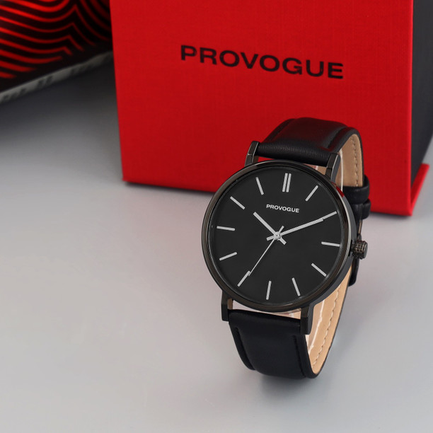 Provogue watches roman eur fob black stitch price cheap