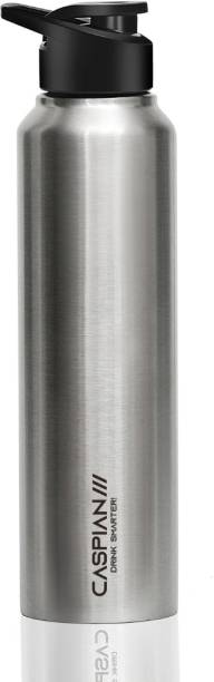CASPIAN /// Hike Stainless Steel Sipper Water Bottle, 1000 ml, Set of 1, Silver 1000 ml Bottle