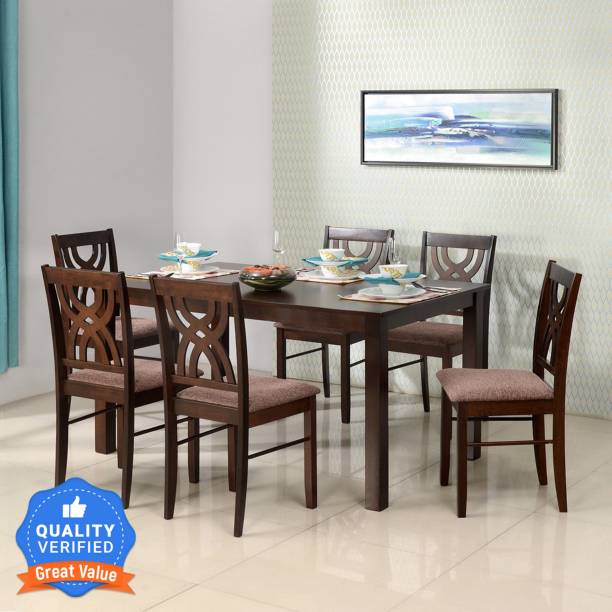 Dining Table Set 6 Seater In, Glass Round Dining Table Set For 6