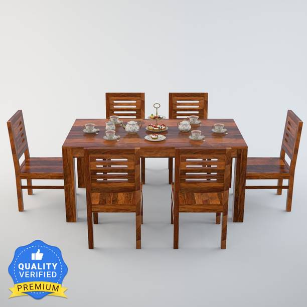 Teak Wood Dining Table At Best S In India Flipkart Com Teak Wood Dining Table, 6 Chair Rectangular Dining Table Size