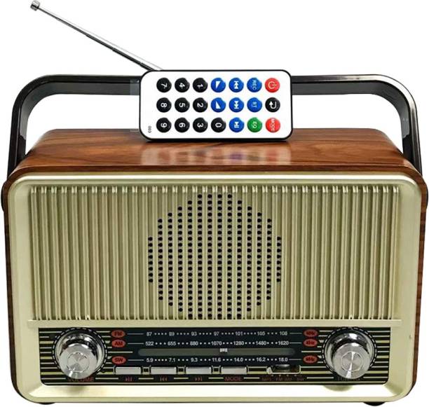 Bluetail MD-510BT FM AM SW 3 Band Vintage Retro Radio W...