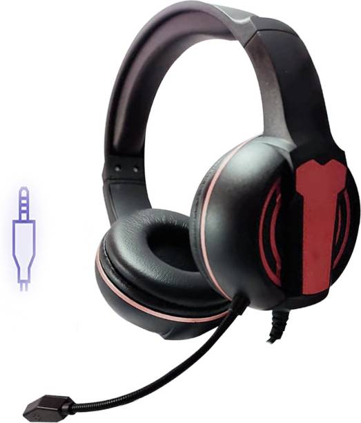 LEERFIE NEW Gaming for PC/Ps4/Xbox one/Phone/Laptop (Black 3.5mm Plug Wired Gaming Headset