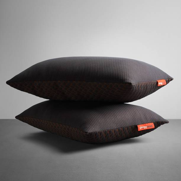 Sleepyhead Polyester Fibre Geometric Sleeping Pillow Pack of 2