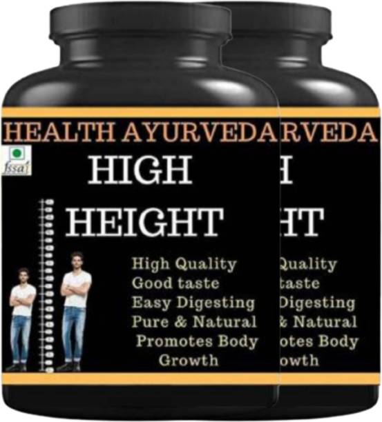 Hindustan Ayurveda health ayurveda high height plain flavor pack of 2 height gainer