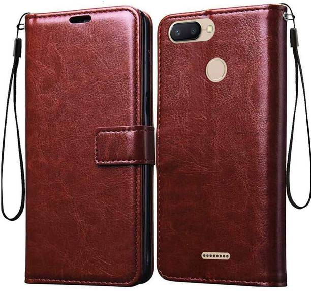 Flipkart SmartBuy Flip Cover for Mi Redmi 6 Leather Flip Cover