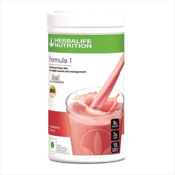HERBALIFE Herbalife Formula 1 Strawberry Nutritional Shake Mix Nutrition Drink Protein Blends