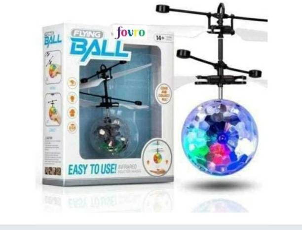 fovro Premium Hand Controlled Flying Sky Ball, Motion Sensors, Gravity Sensor Disco Ball, Lights, Multi Color Toy Infrared Induction Helicopter Toys for Kids