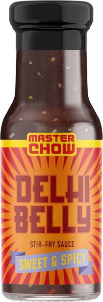 MasterChow Delhi Belly Cooking Sauce | Sweet and Spicy| Ready-to-cook| Needs no seasoning| Serves 4-5|220gm|Medium Spicy | Crafted not Manufactured |Shipped Fresh | No artificial color | One-pan meals Sauces