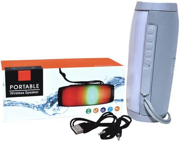 Megaloyalty TG-157 Bluetooth Speaker Portable Wireless Subwoofer Loudspeaker TF Card with Super Bass Splashproof for All Smartphones & Windows Devices (Random Color) 10 W Bluetooth Speaker