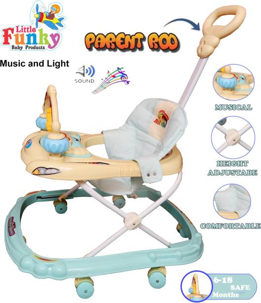 Little Funky Musical Activity Walker With Parent Rod