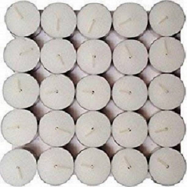 DSR 4 Hours Burn Time Paraffin Wax Tea Light, Pack of 50, Unscented- 150 GRM Candle