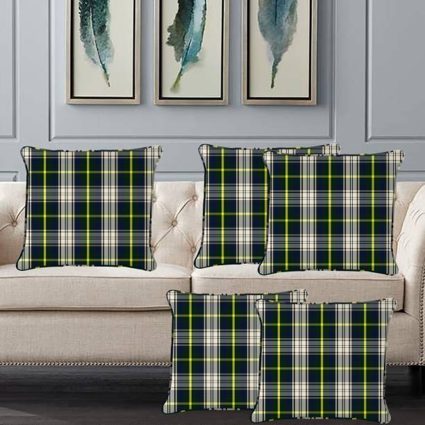 Home Colors Checkered Cushions Cover