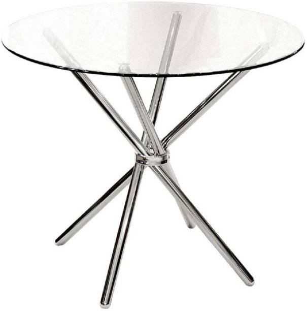 induscan sourcing 123456 Glass 4 Seater Dining Table