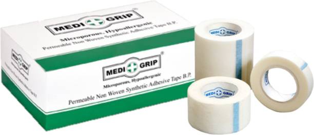 Medigrip Non Woven Microporous Paper Tape 1.25 cm 9.1 m (Pack of 24) White First Aid Tape