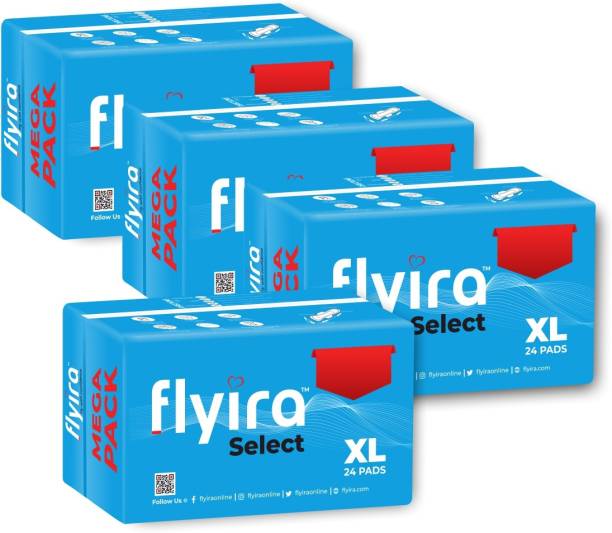 Flyira Select XL | Pack Of 4 | 24 Sanitary Pad