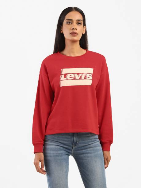 LEVI'S Full Sleeve Printed Women Sweatshirt