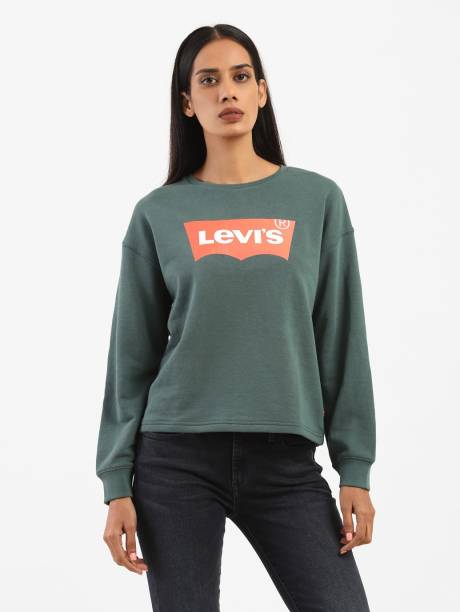 LEVI'S Full Sleeve Graphic Print Women Sweatshirt