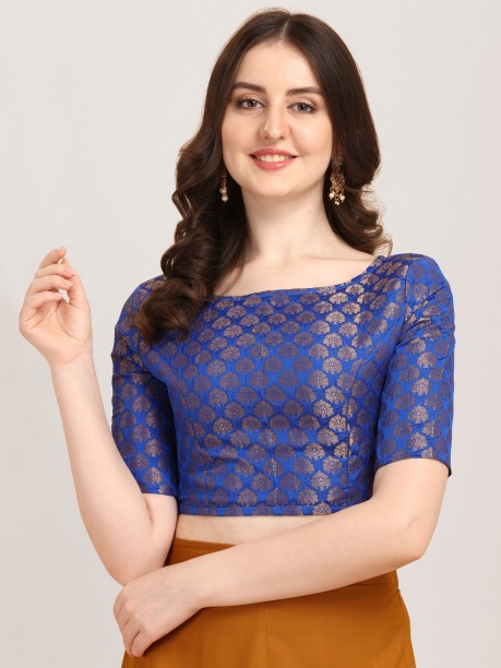 navy blue blouse flipkart