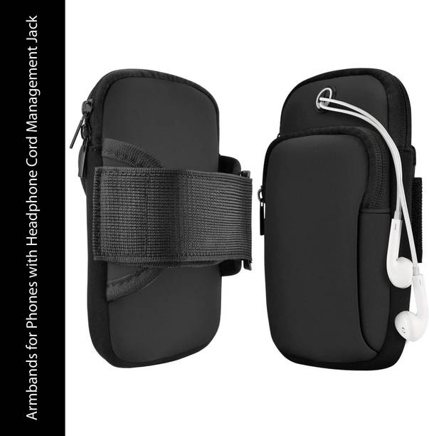 Sports Arm Bag Waterproof Universal Running Jogging Gym Armband Mobile Phone Holder Pouch Case with Earphone Hole