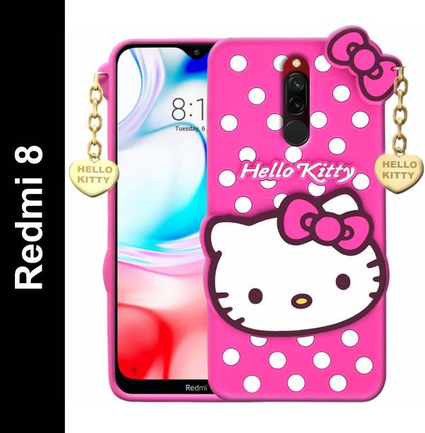 BOZTI Back Cover for Mi Redmi 8, Cute Hello Kitty Case