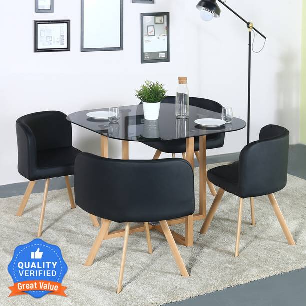 Dining Table Set At Best S In India Flipkart Com Dining Table Set, Small Round Black Dining Table And 4 Chairs Set Of 6
