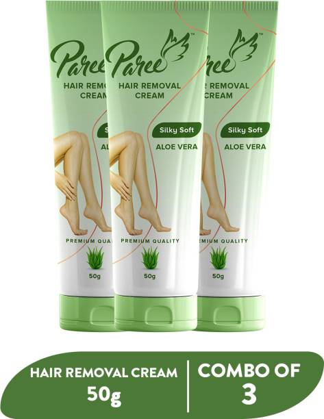 Paree Hair Removal Cream for Women | Silky Soft Smoothing Skin with Aloe Vera Extract Cream