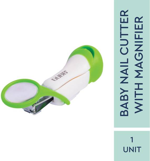 GUBB Nail Cutter For New Born Baby Nail Cutter / Clipper With Magnifier