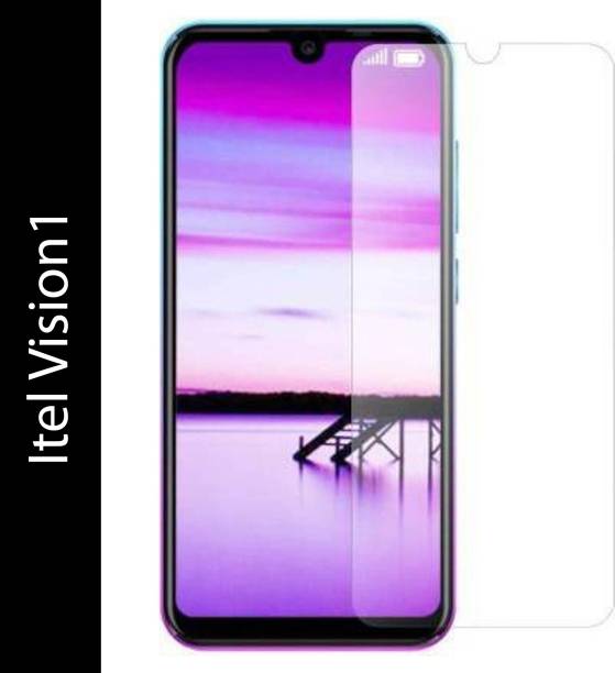 EASYBIZZ Tempered Glass Guard for Itel Vision1