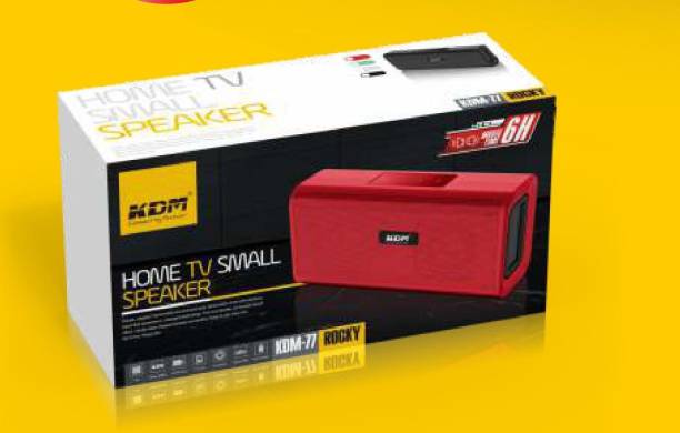 KDM KM-77 ROCKY WITH 6HRS MUSIC TIME SUPER SOUNDS 10 W Bluetooth Speaker