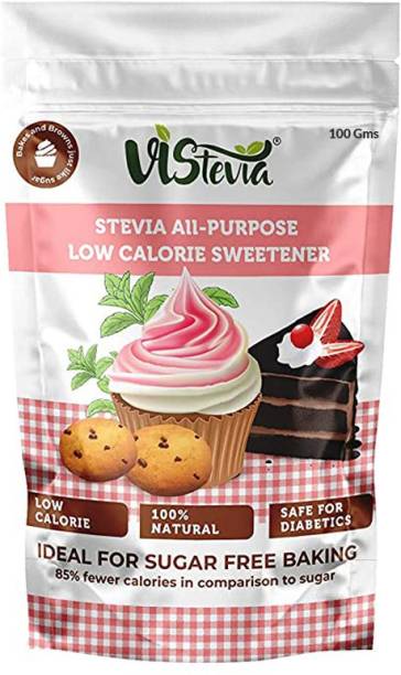 Vistevia All Purpose Stevia Sweetener (100 gm) | 100 % Natural | Ideal for Baking Sweetener