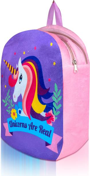 istirio double compartment unicorn bag with school kit School Bag