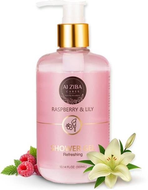 ALZIBA CARES Raspberry & Lilly Refreshing Shower Gel