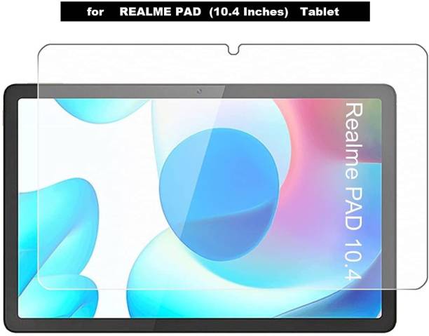 A-Allin1 Tempered Glass Guard for Realme Pad 10.4 inch, Anti Scratch 9H Hardness