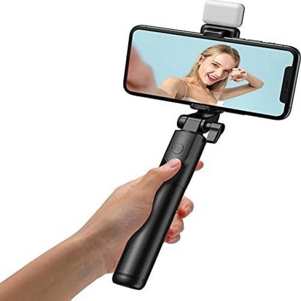 Wrapadore R1S Portable Bluetooth Extendable Selfie Stick with Wireless Remote Tripod Tripod
