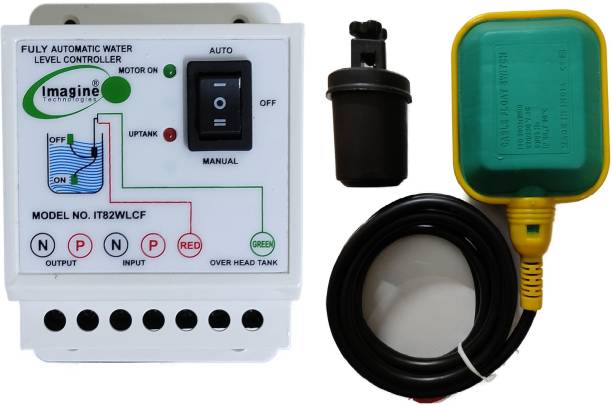 Imagine Technologies IT82WLCF Fully Automatic Water level Controller And Indicator With Maintenance Free Float Sensor Wired Sensor Security System