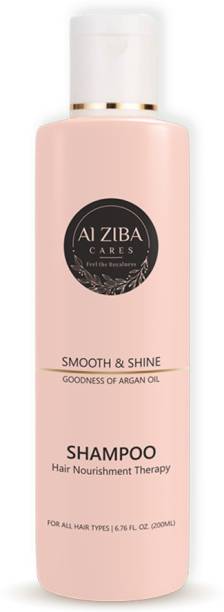 ALZIBA CARES "Hair Nourishment Therapy Shampoo with Argan Oil & D-PANTHENOL - 200ML "