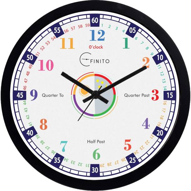 Efinito Analog 33 cm X 33 cm Wall Clock