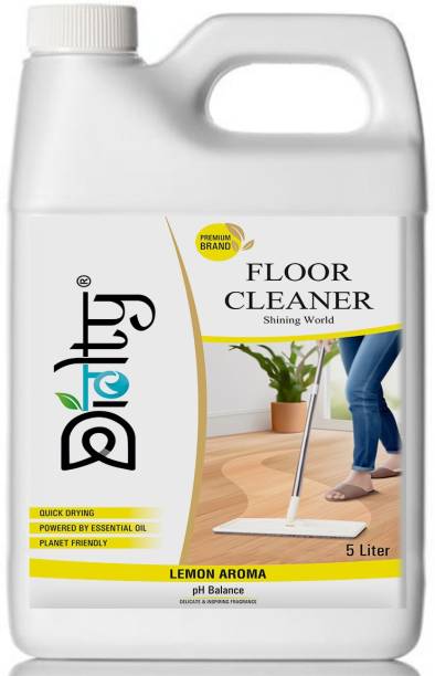 Diolty Floor Cleaner , Disinfectant Kills All Germs & Viruses To Makes Surfaces Safe & Remove Tough Stains, Bathroom Floor Cleaner Liquid Lemon