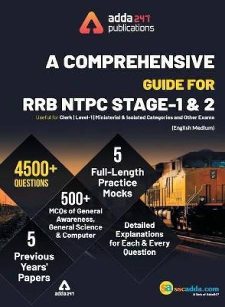 A Comprehensive Guide for RRB NTPC, Group D, ALP & Others Exams 2019 English Printed Edition (NTPC Special)