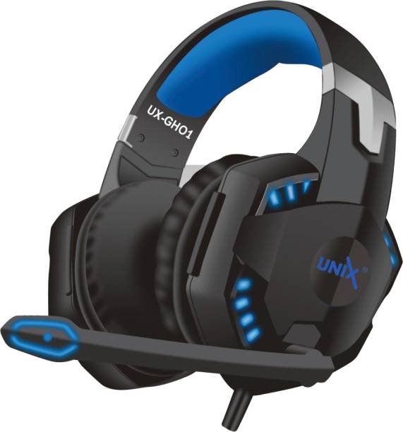 Unix WIRED OVER-EAR GAMING HEADSET WITH FLIP-UP MIC Wired Gaming Headset