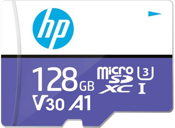 HP V30A1 128 GB MicroSDHC Class 10 100 MB/s Memory Card
