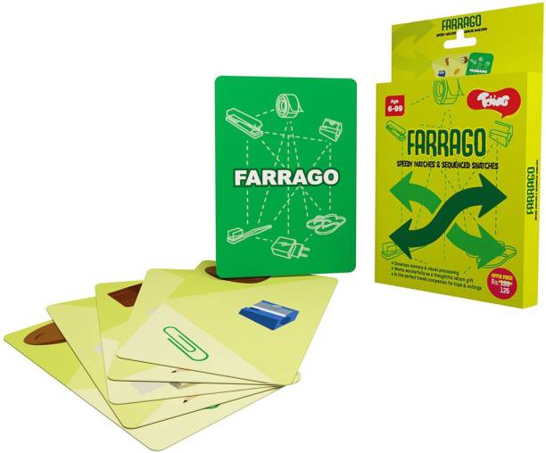 Toiing Farrago: Visual Processing Card Game, 4Y+ (Multicolor)