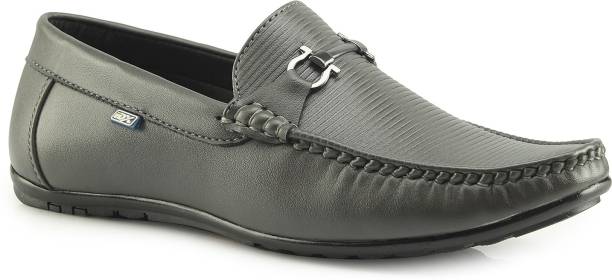 iD Grey Leather Men Casual Loafer Loafers For Men