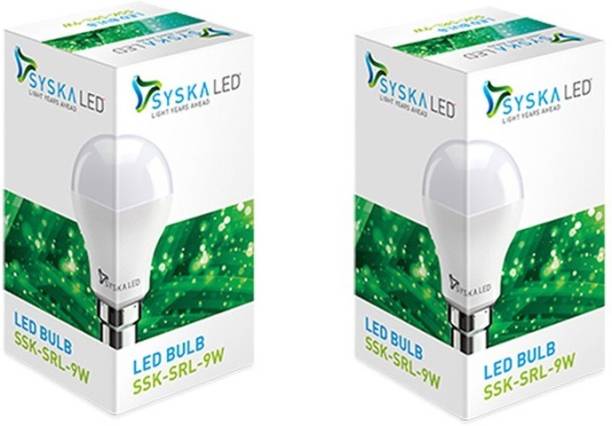 Syska 9 W Standard B22 LED Bulb
