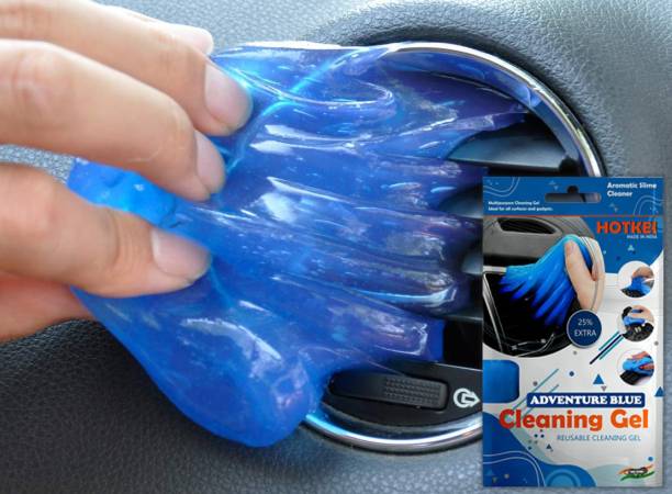 Hotkei Multipurpose Car Ac Vent Interior Dashboard Dust Dirt Cleaning Cleaner Slime Slimy Gel Jelly Putty Kit For Car Keyboard Laptop PC Electronic Gadgets Products Cleaning kit Pack OF 1 Car Interior Cleaning Cleaner Gel Vehicle Interior Cleaner