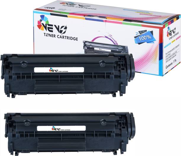 vevo toner cartridge 12A Q2612A (Pack of 2) for HP Lase...