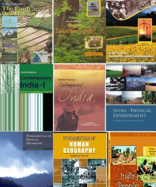 NCERT Geography Books Set Of Class -6 To 12 For UPSC Exams (English Medium) (Paperback Binding, NCERT) (Paperback, NCERT)